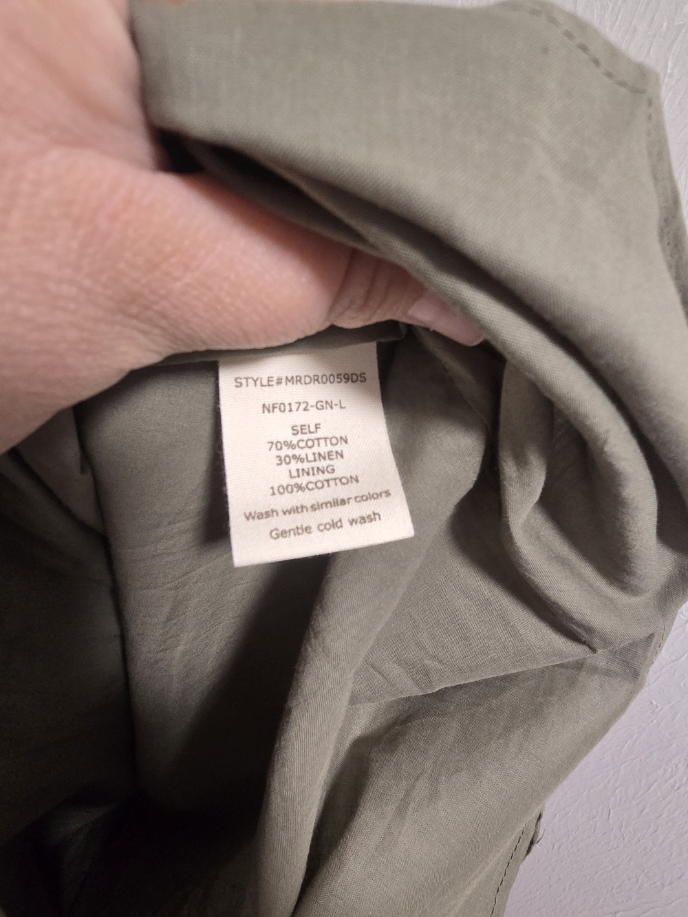 Neuflora Spring Hill Dress In Sage Floral Size Large - Picture 8 of 9
